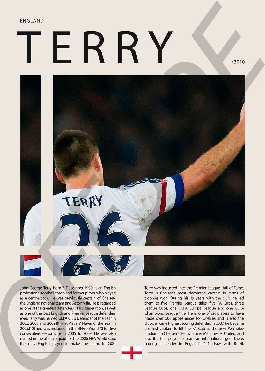John Terry "Terry" en Inglaterra Clasificatorias 2010