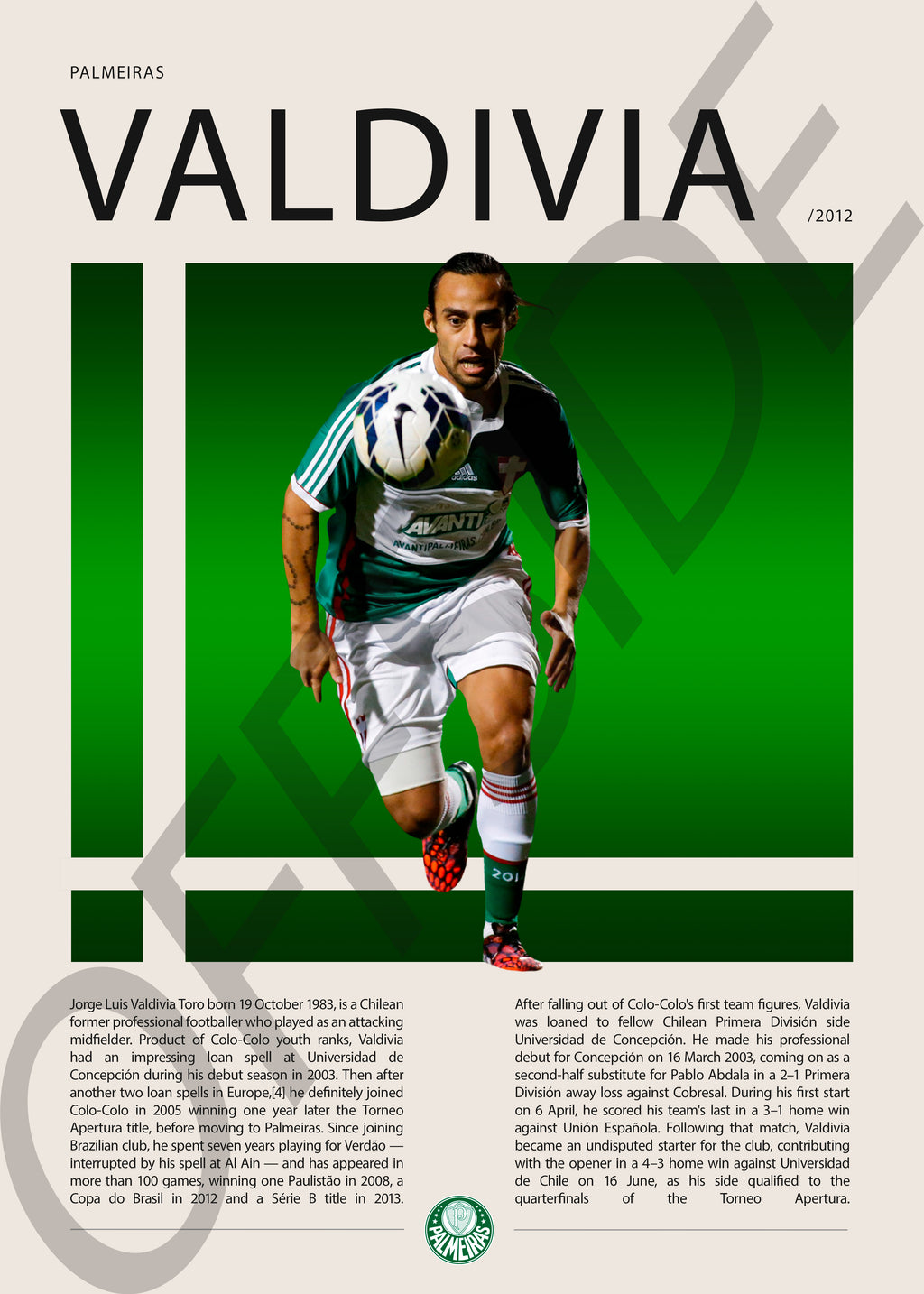 Jorge Valdivia "El Mago" en Palmeiras Temporada 2012