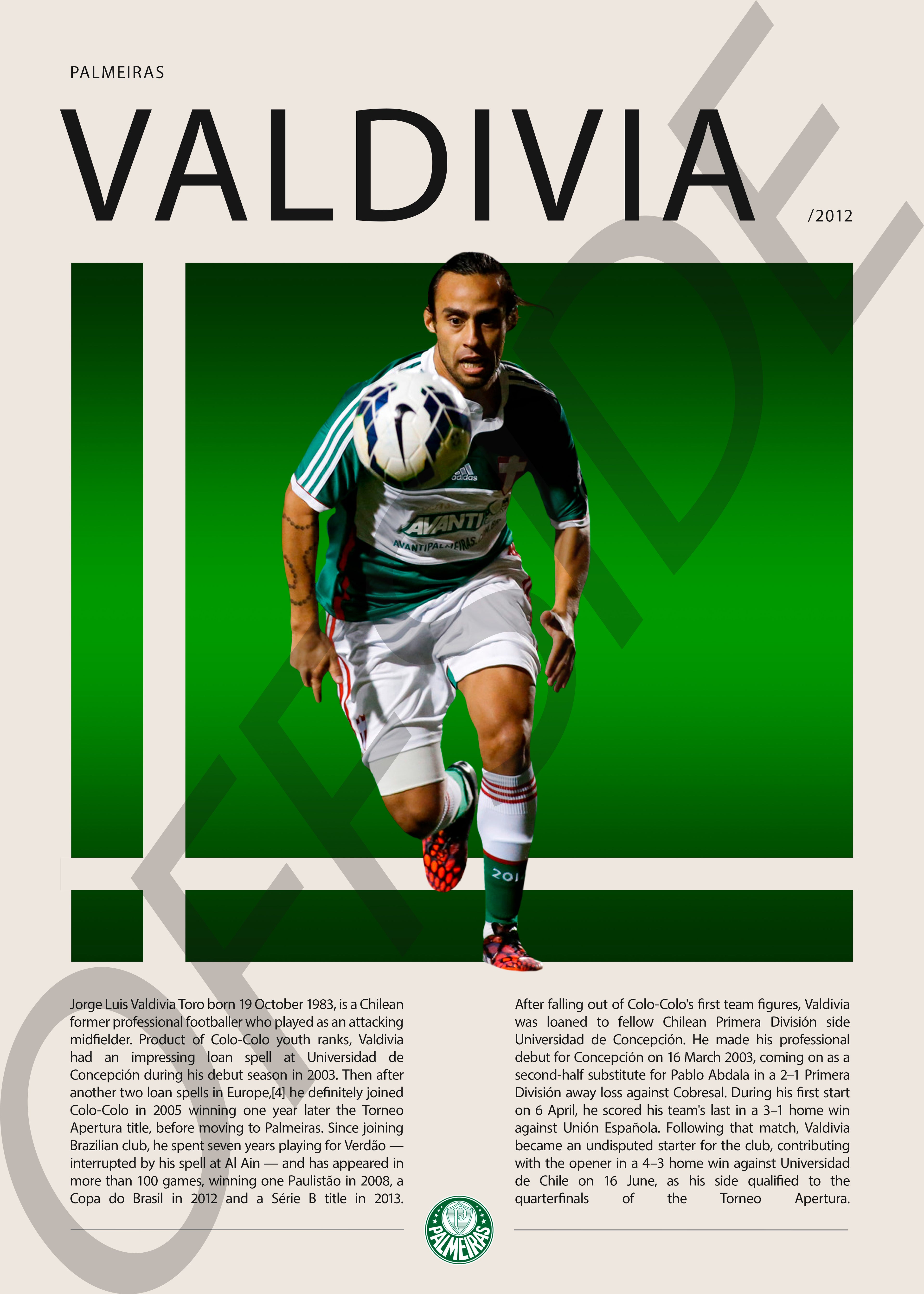 Jorge Valdivia "El Mago" en Palmeiras Temporada 2012