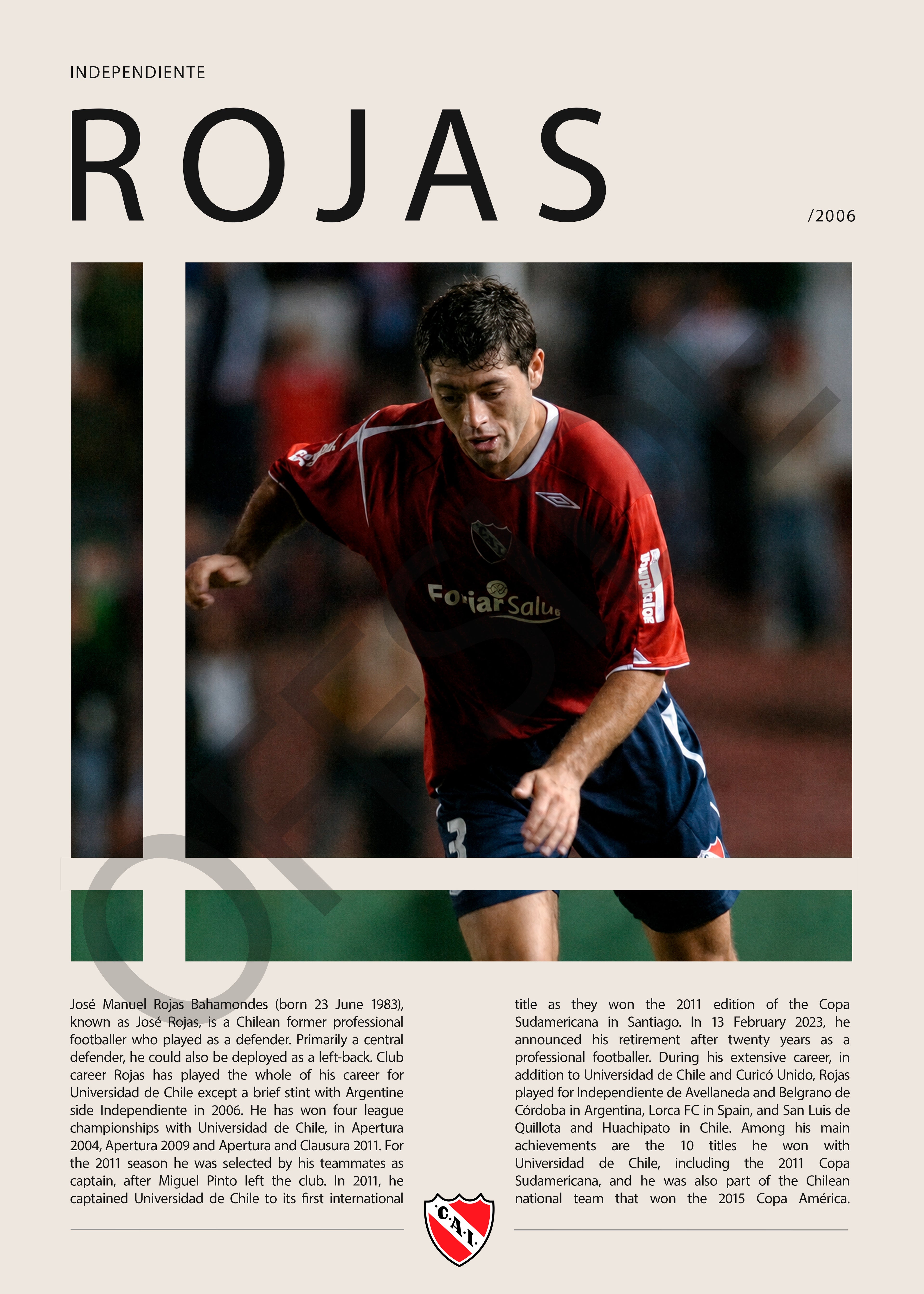 Jose Rojas "Pepe" en Independiente Temporada 2006