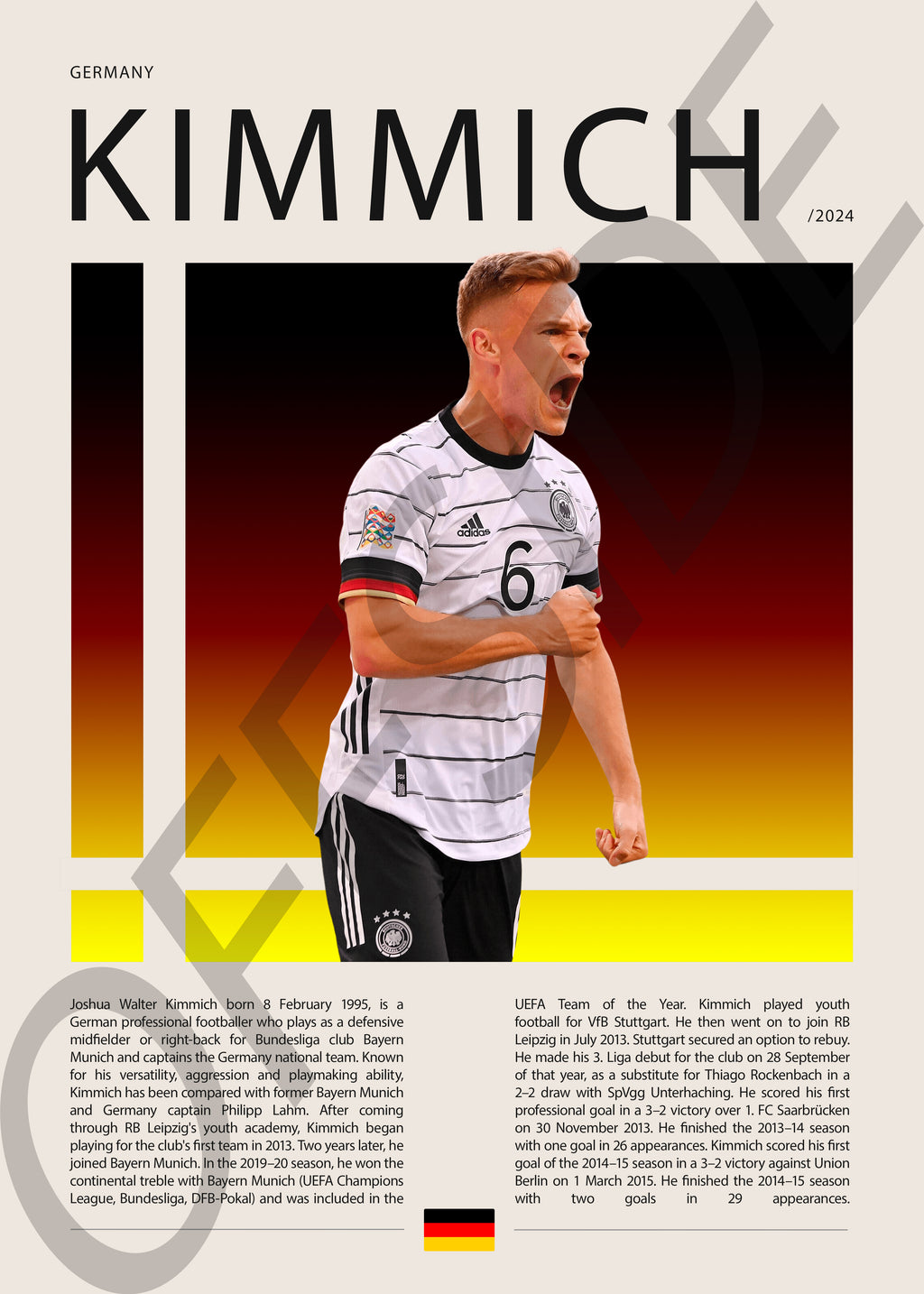 Joshua Kimmich "Kimmich" en Alemania Clasificatorias 2024
