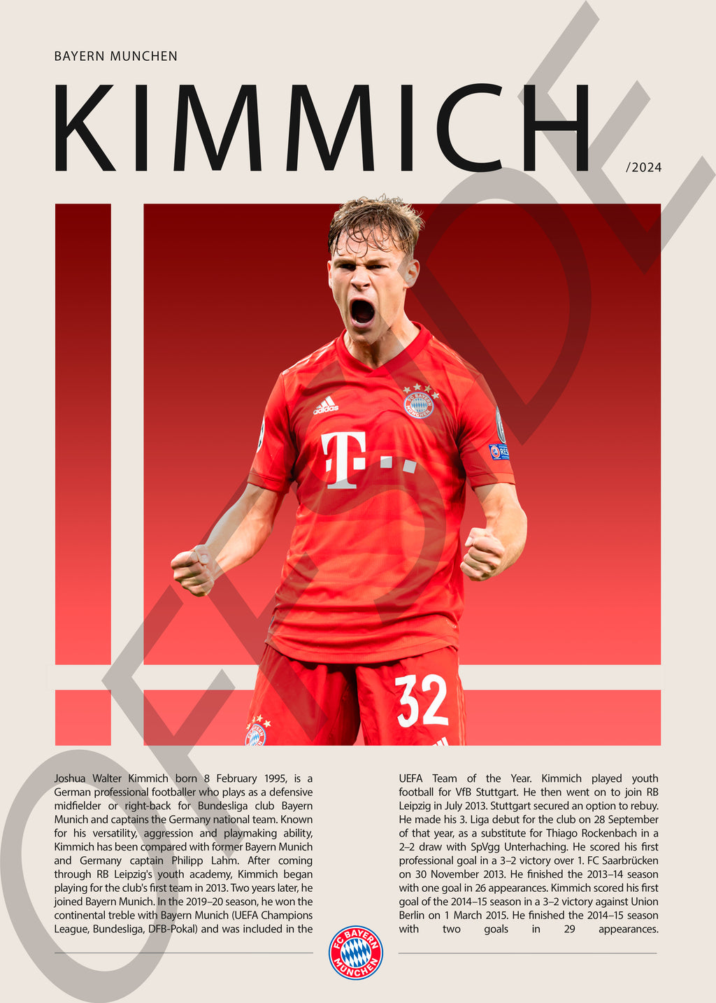 Joshua Kimmich "Kimmich" en Bayern Munich Temporada 2024