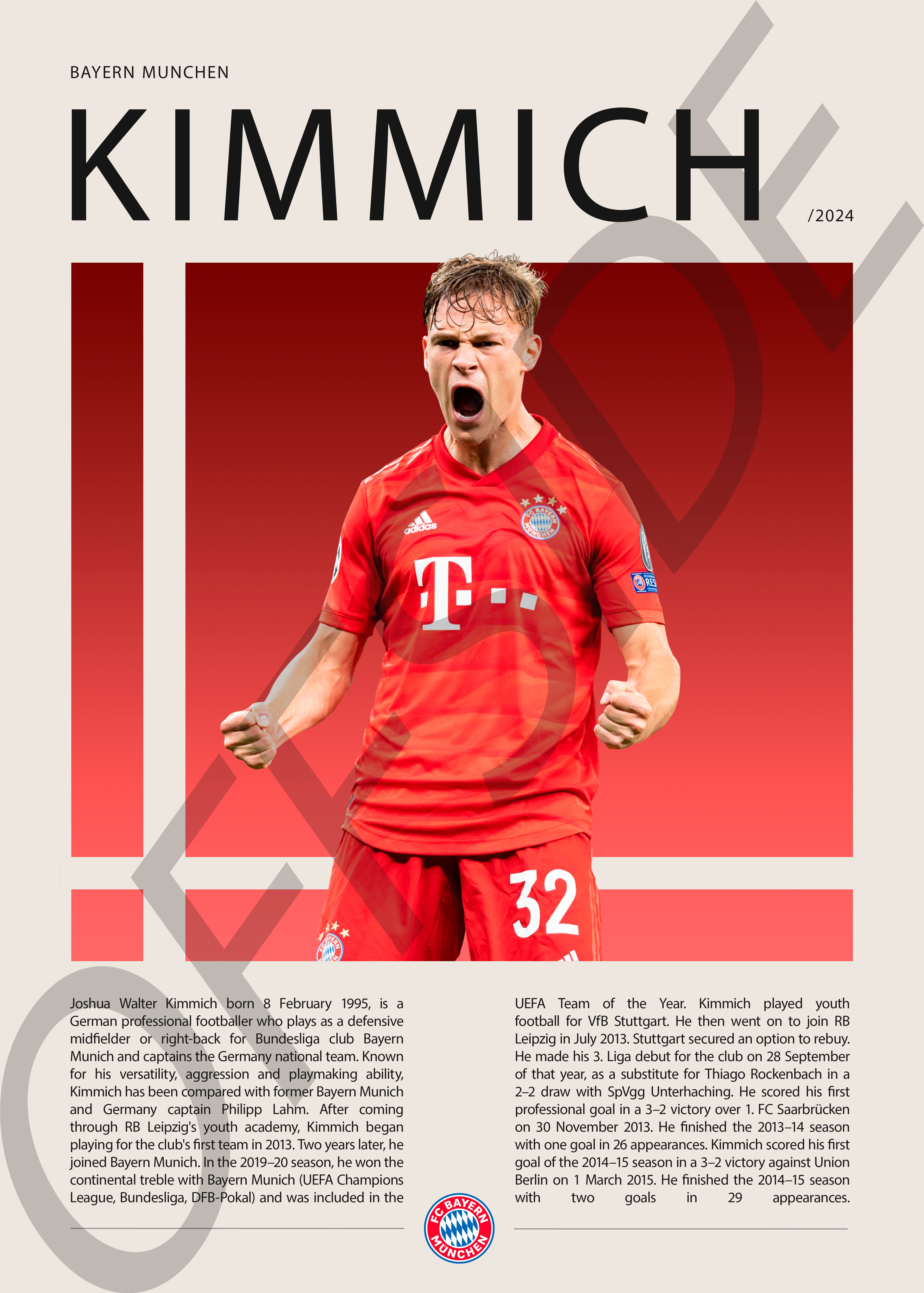 Joshua Kimmich "Kimmich" en Bayern Munich Temporada 2024