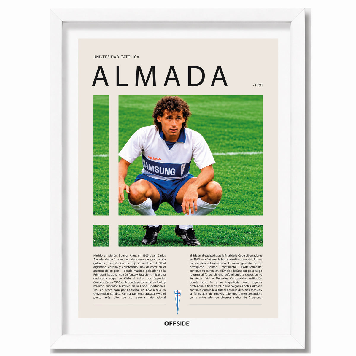 Jua Carlos Almada "Almada" en U. Catolica Temporada 1992