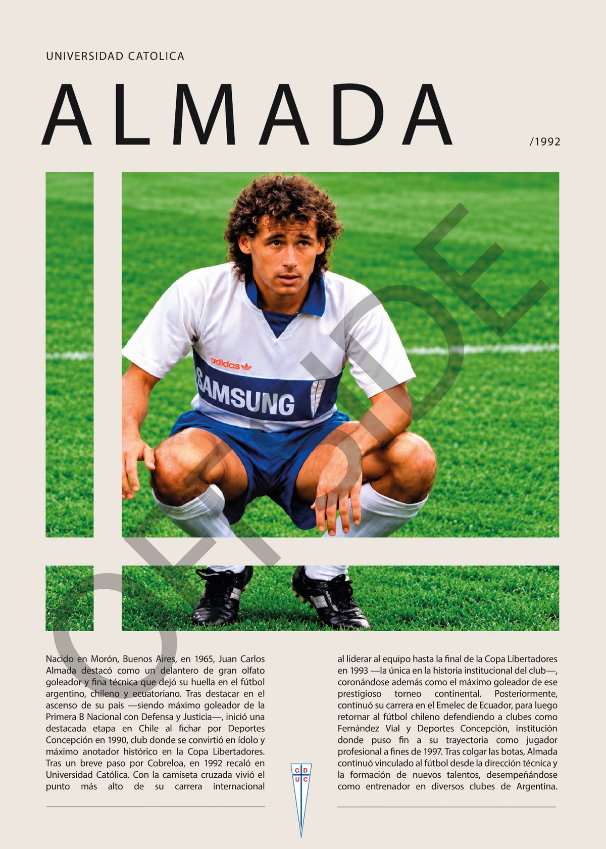 Jua Carlos Almada "Almada" en U. Catolica Temporada 1992