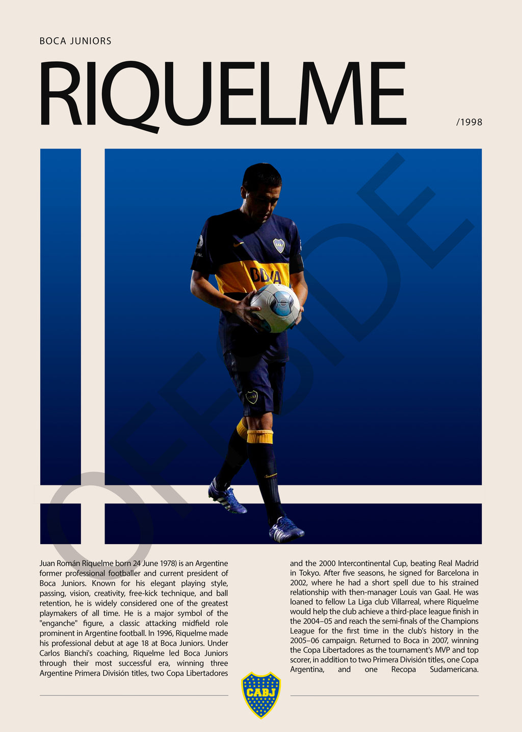 Juan Román Riquelme "El Ultimo 10" Boca Juniors Copa Libertadores