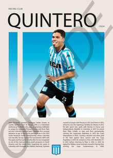 Juan Fernando Quintero "Juanfer" en Racing Temporada 2024