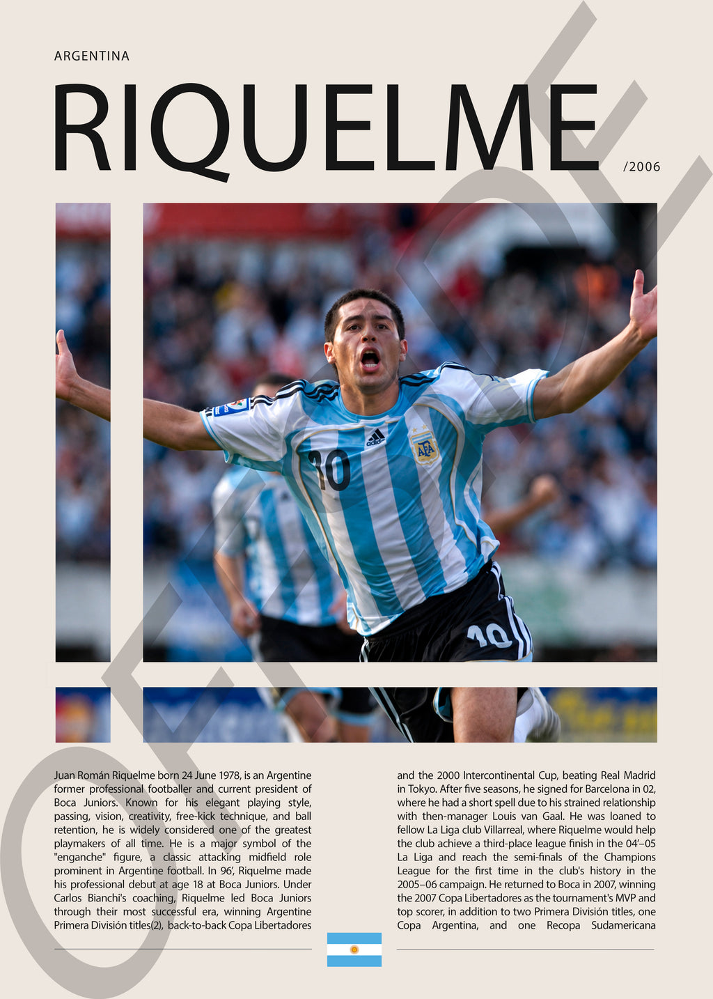 Juan Roman Riquelme "El Ultimo 10" en Argentina Clasificatorias 2006
