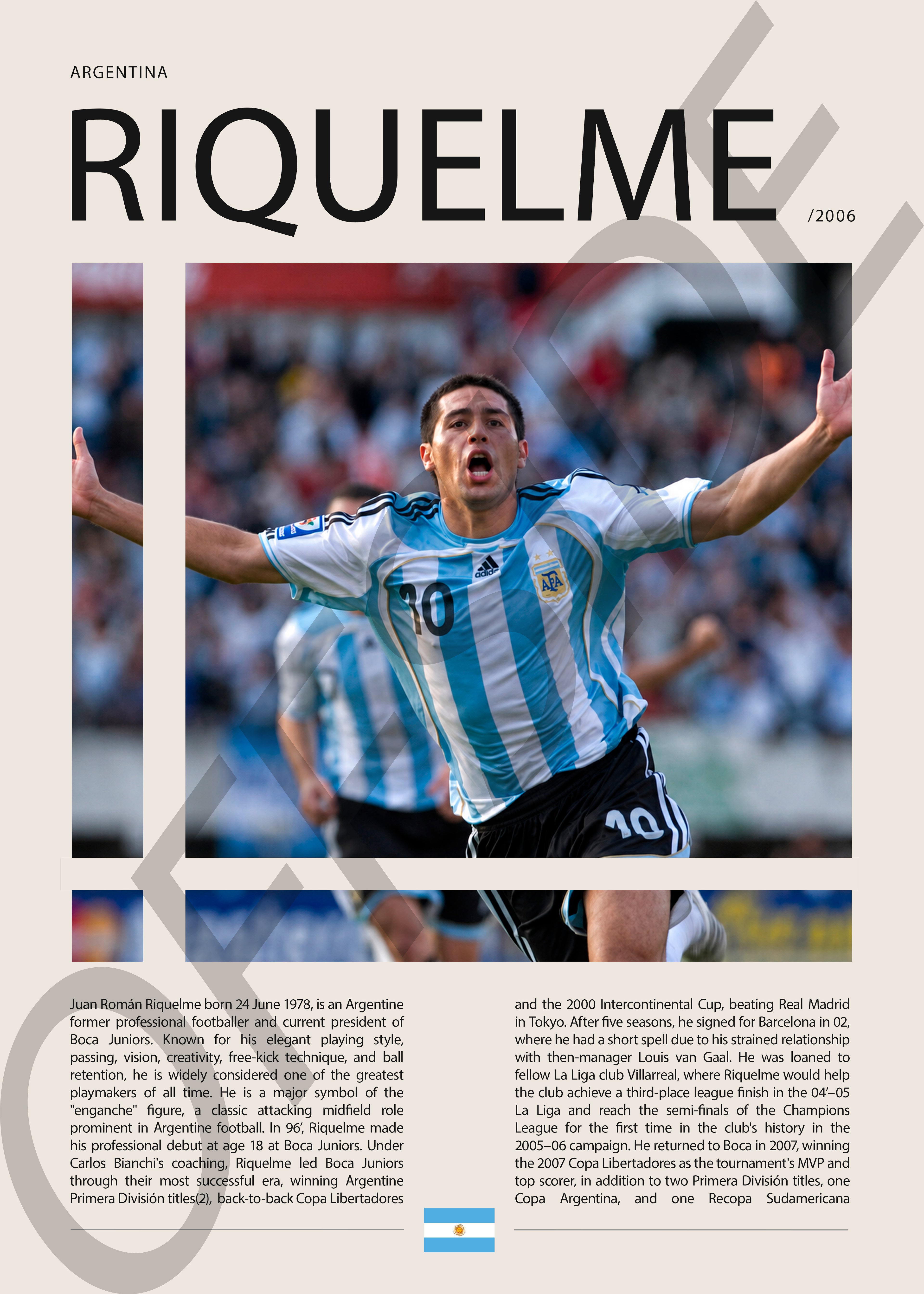 Juan Roman Riquelme "El Ultimo 10" en Argentina Clasificatorias 2006