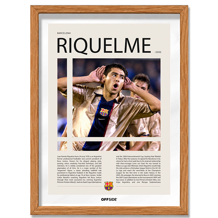 Juan Roman Riquelme "El Ultimo 10" en Barcelona Temporada 2002