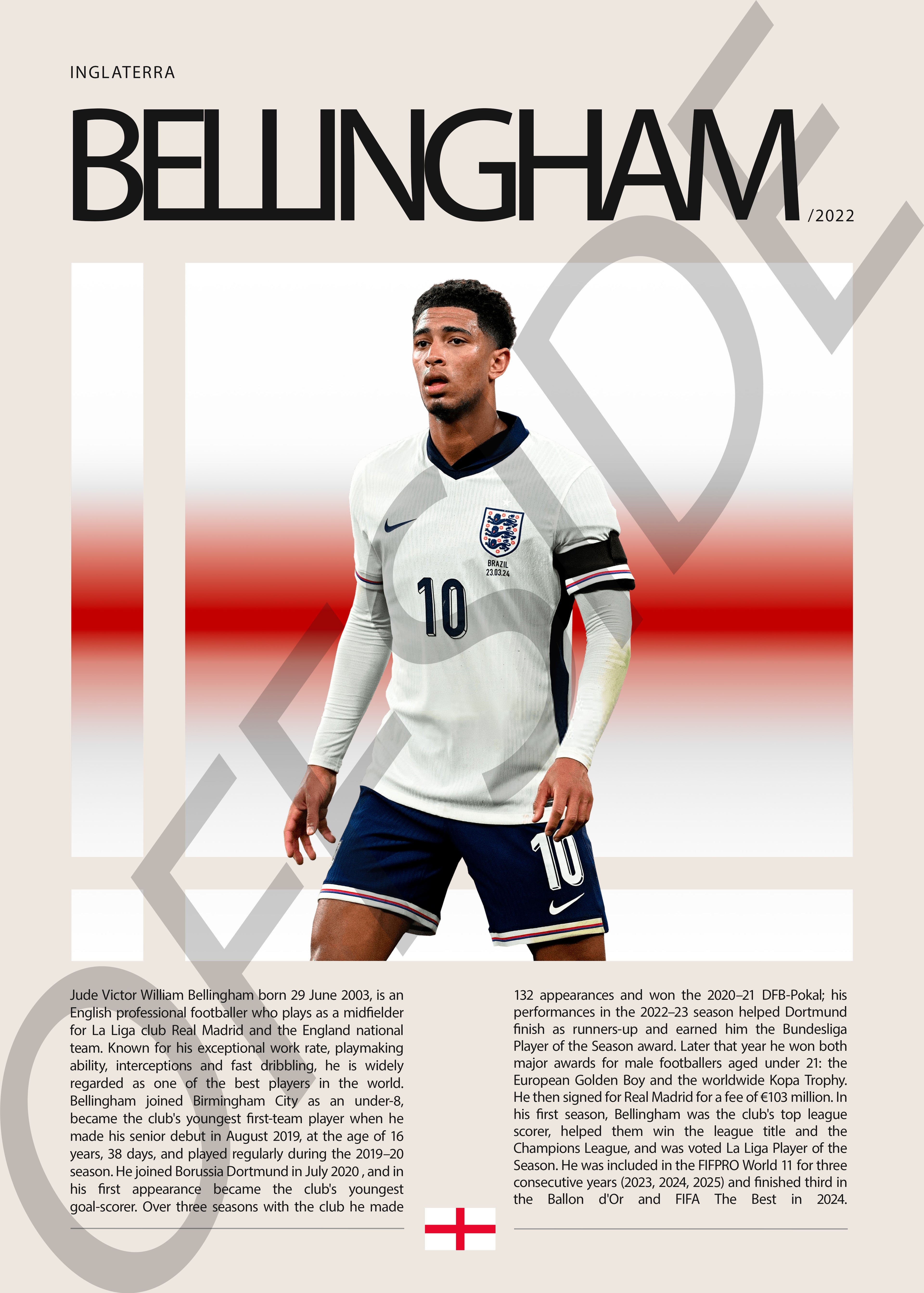 Jude Bellingham "Bellingol" en Inglaterra Clasificatorias 2022