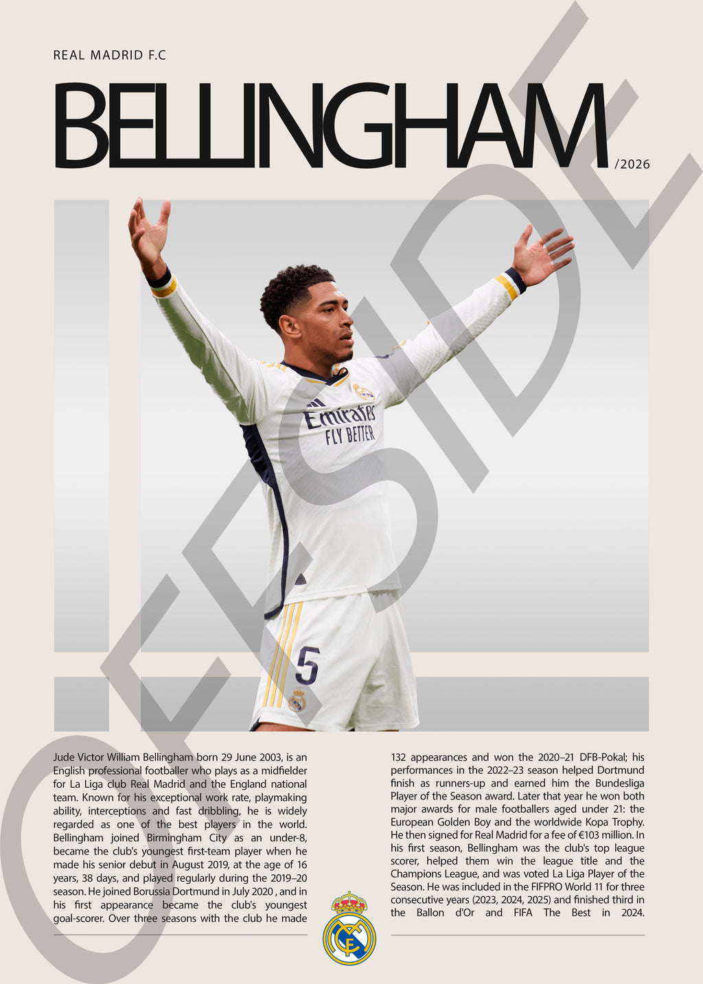 Jude Bellingham "Bellingol" en Real Madrid Temporada 2026