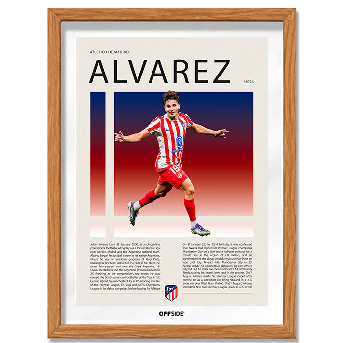 Julian Alvares "La Araña" en Atletico de Madrid Temporada 2026