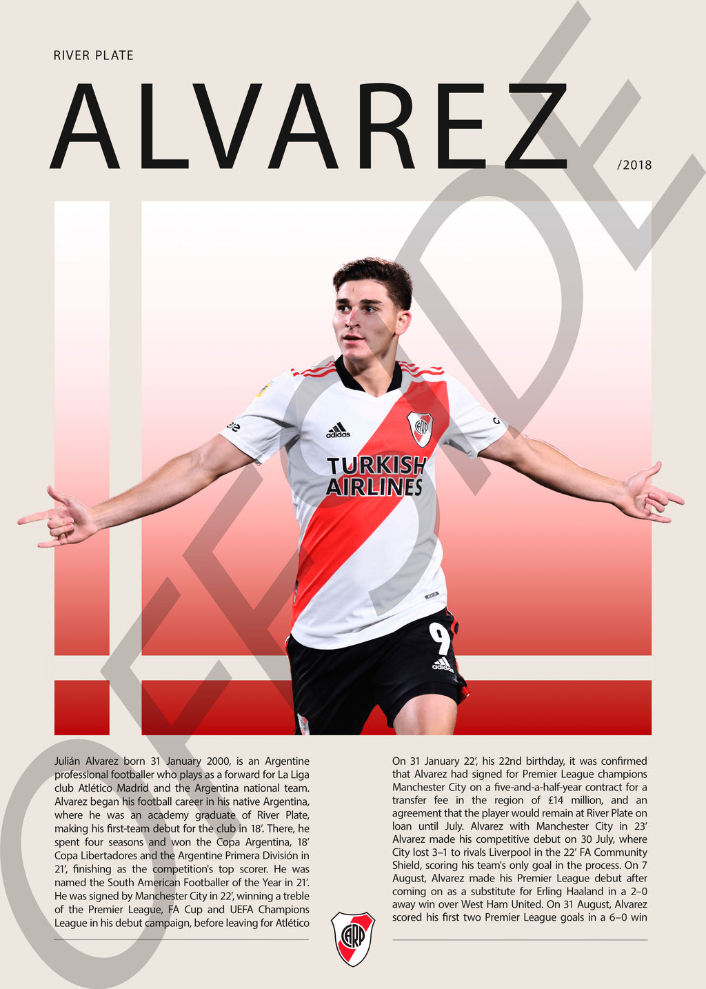 Julian Alvares "La Araña" en River Plate Temporada 2018