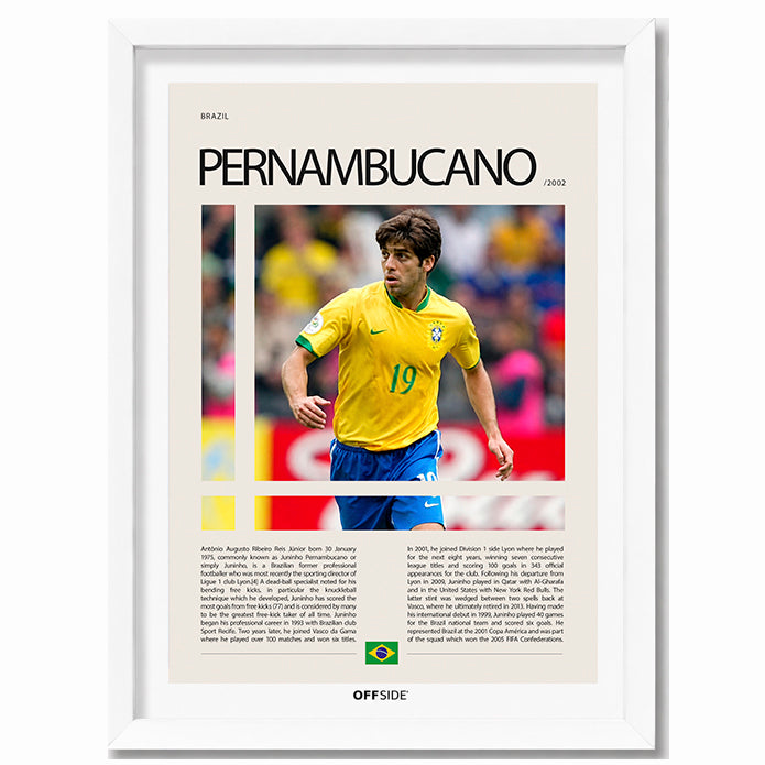 Juninho Pernambucano "Juninho" en Brasil Clasificatorias 2002