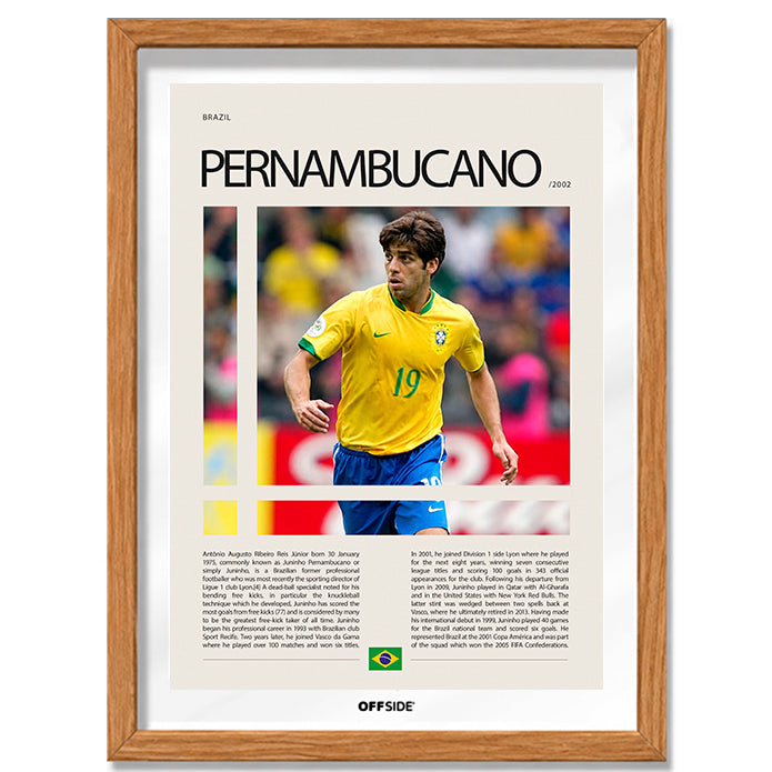 Juninho Pernambucano "Juninho" en Brasil Clasificatorias 2002