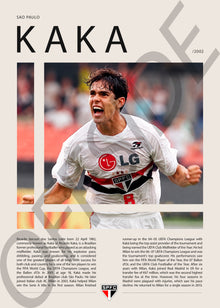 Ricardo Kaka "Kaka" en Sao Paulo Temporada 2002