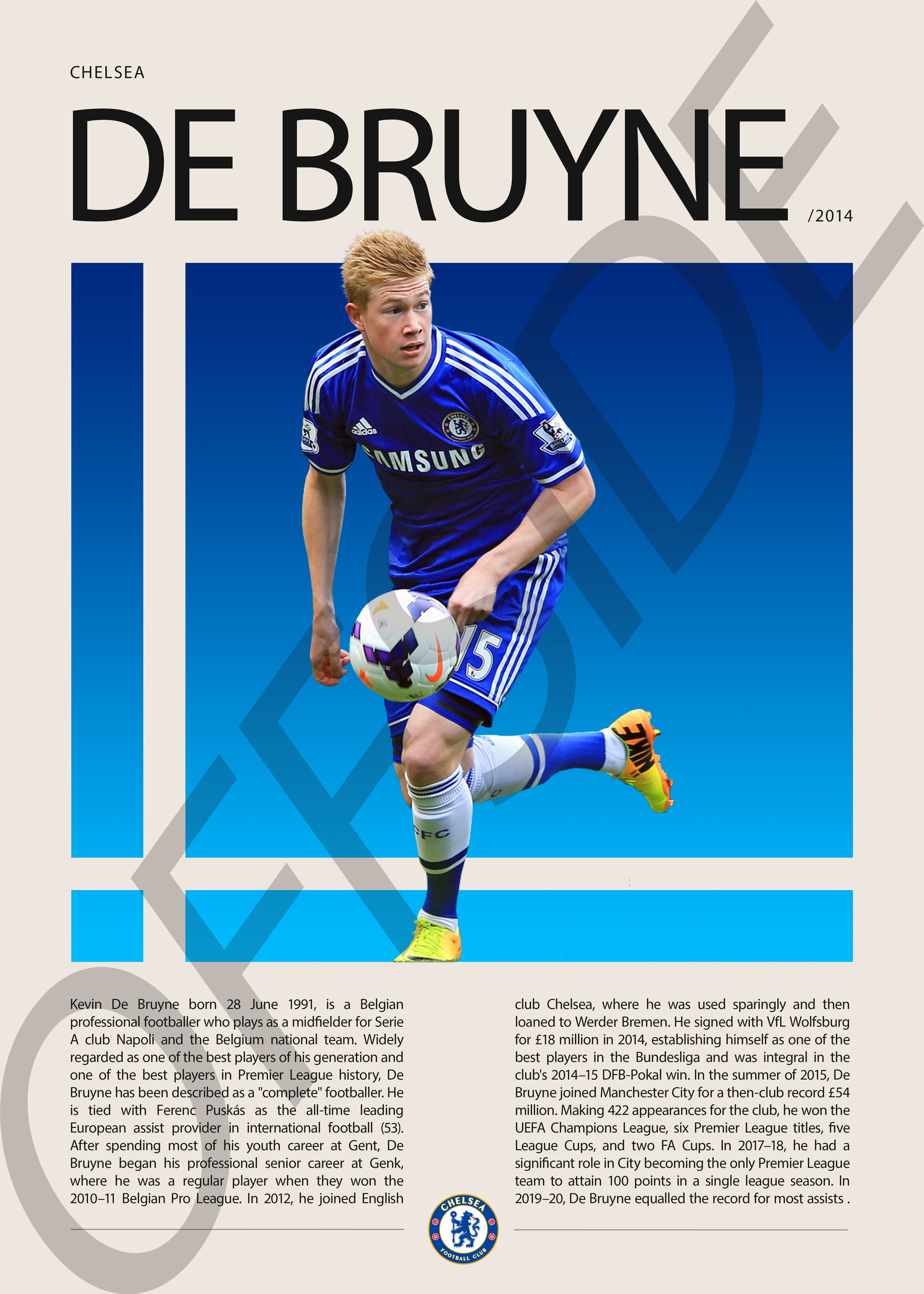 Kevin De Bruyne "KDB" en Chelsea Temporada 2014