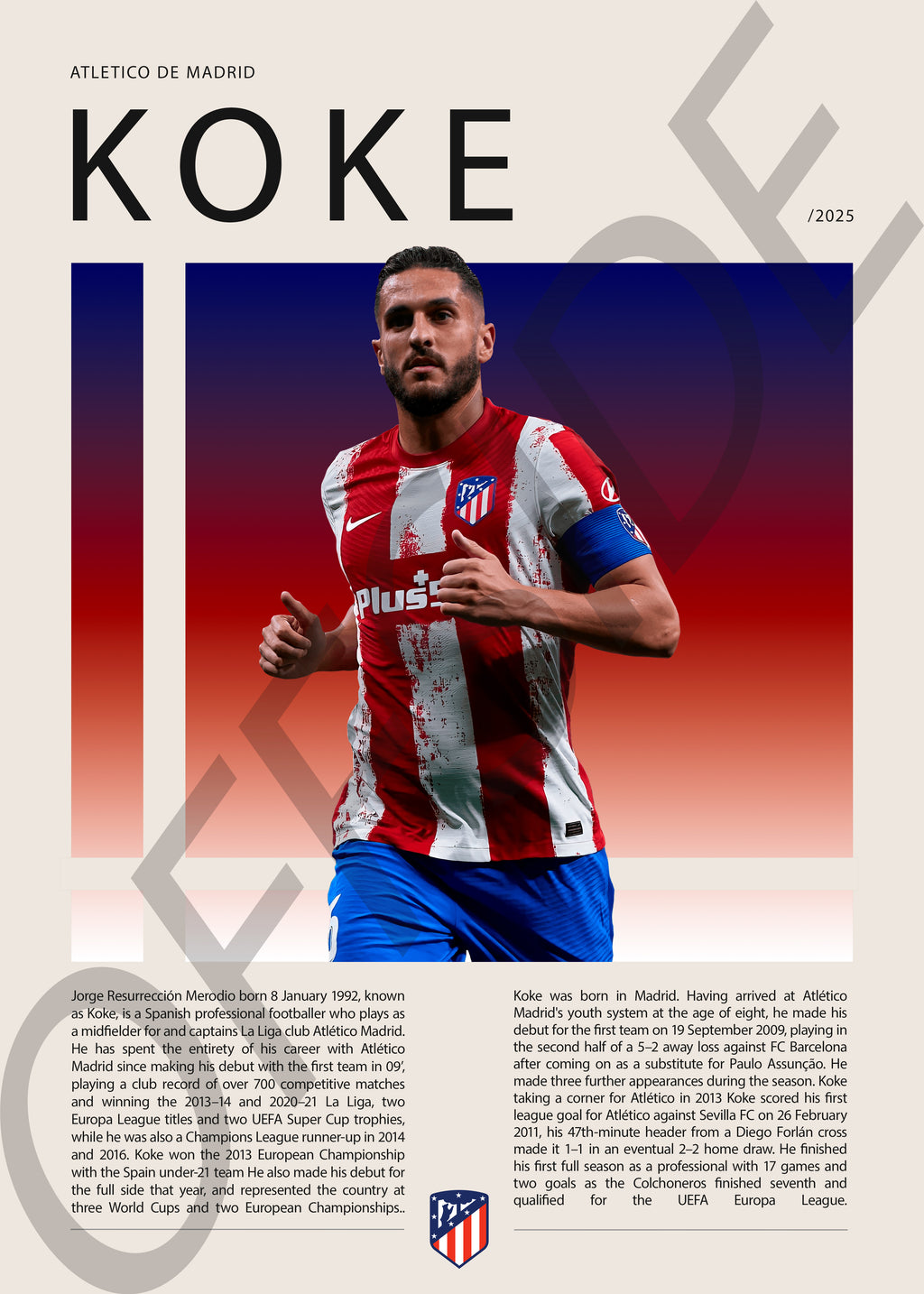 Jorge Resurreccion "Koke" en Atletico de Madrid Temporada 2025