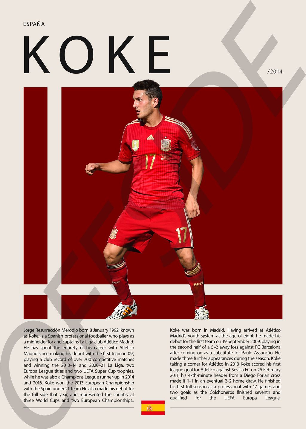 Jorge Resurreccion "Koke" en España Clasificatorias 2014