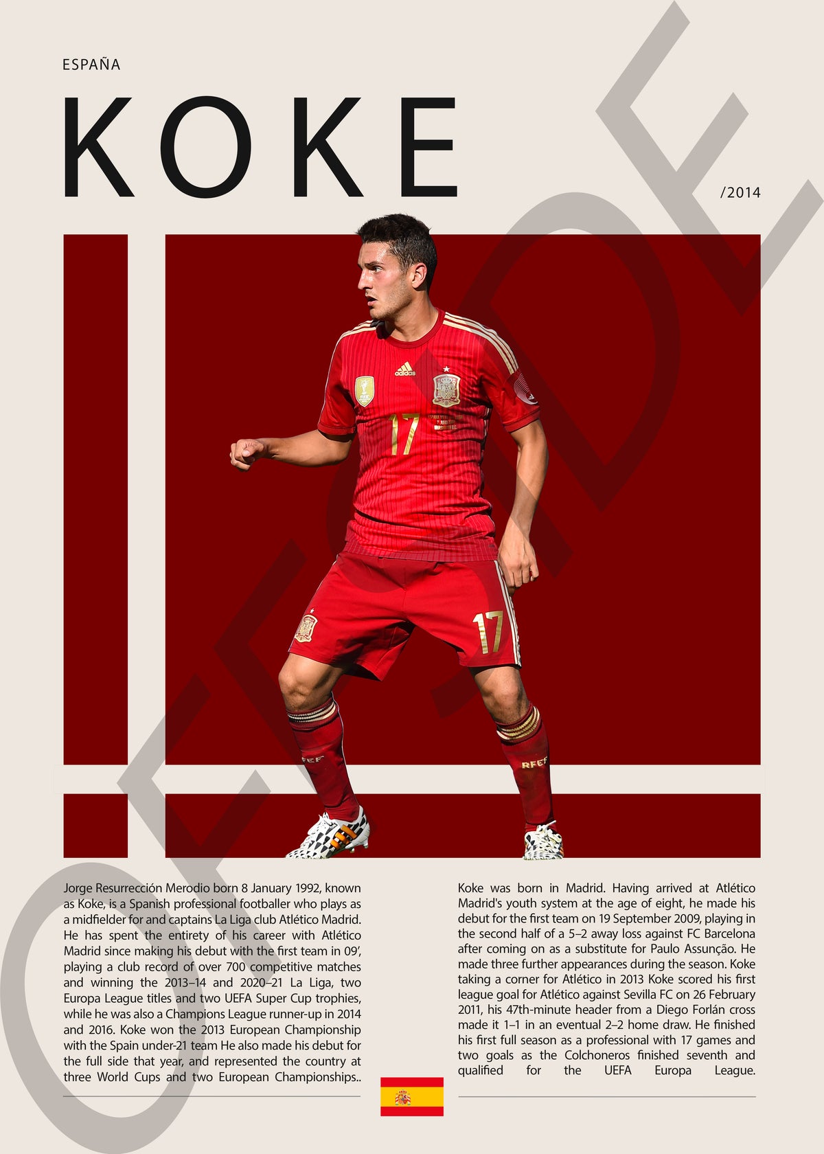 Jorge Resurreccion "Koke" en España Clasificatorias 2014
