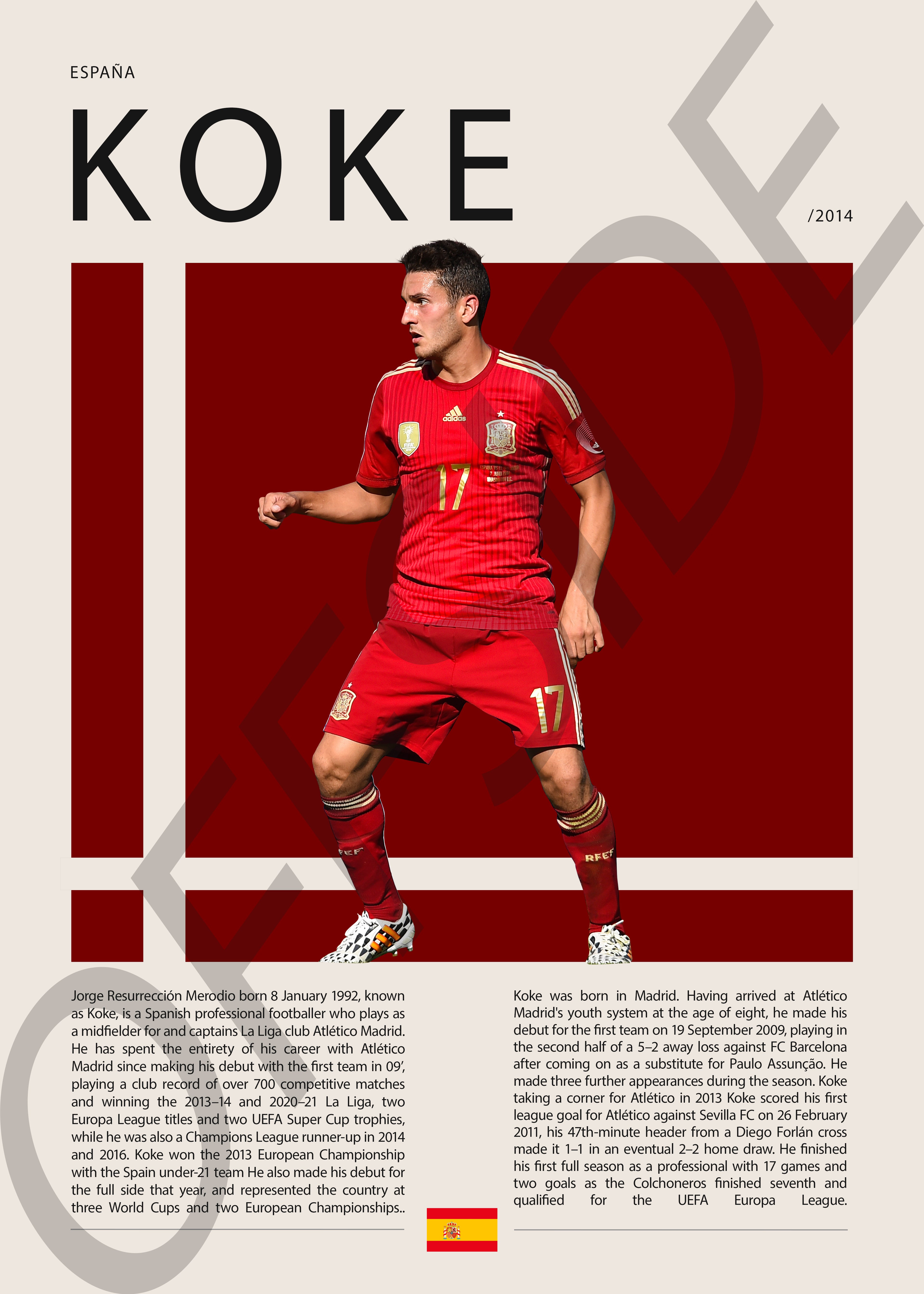 Jorge Resurreccion "Koke" en España Clasificatorias 2014