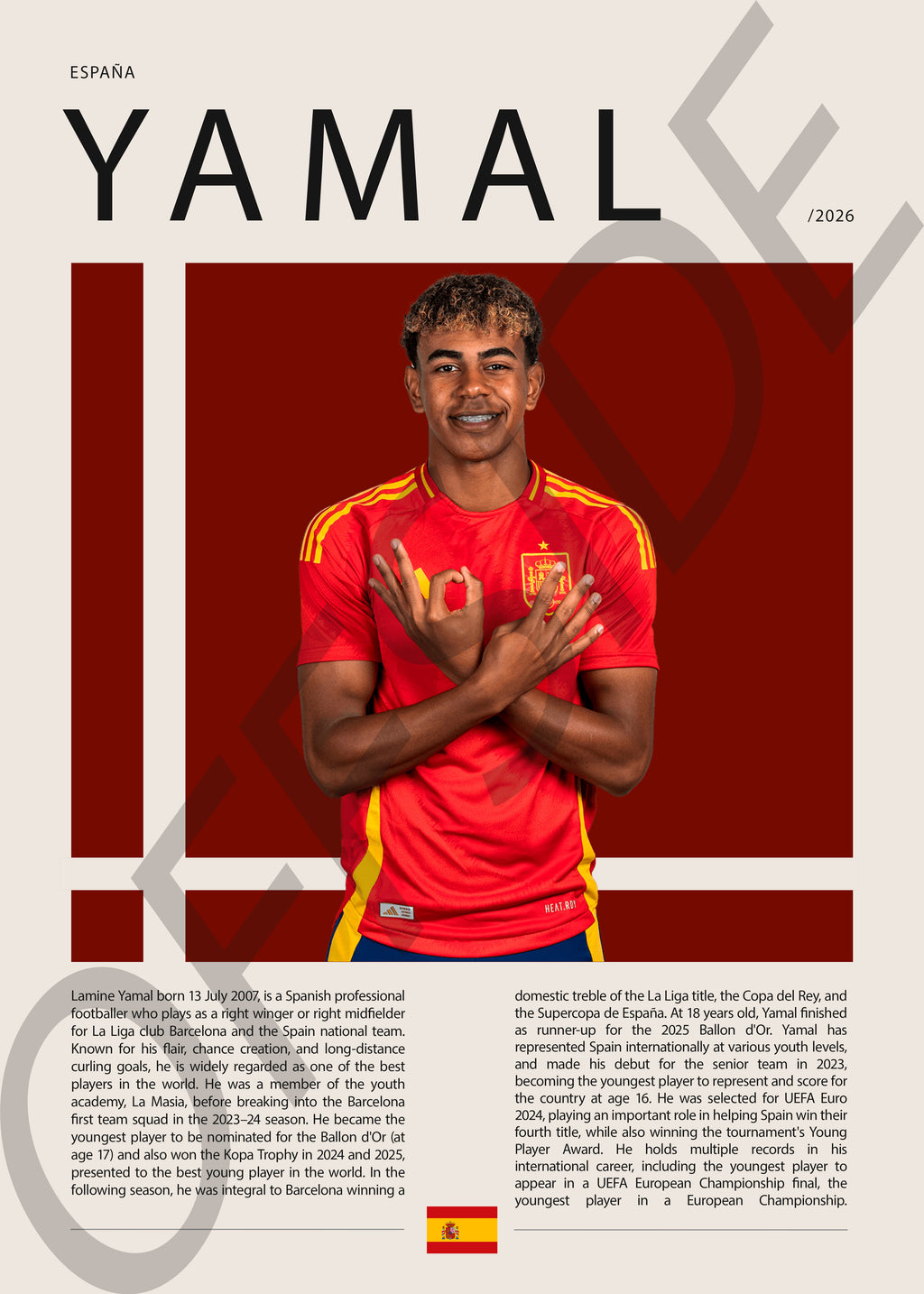 Lamine Yamal "Lamine" en España Clasificatorias 2026
