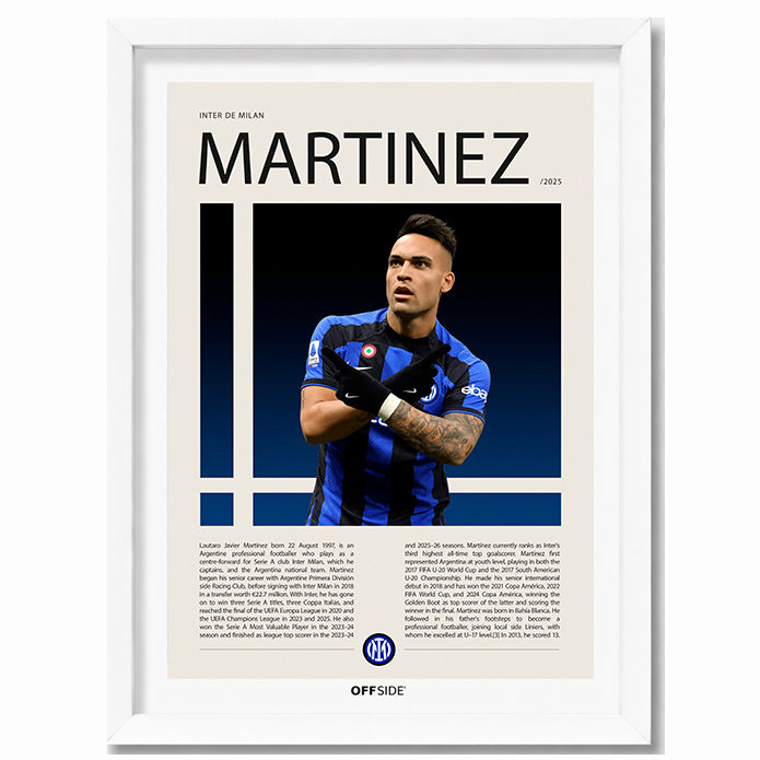 Lautaro Martinez "El Toro" en Inter de Milan Temporada 2025