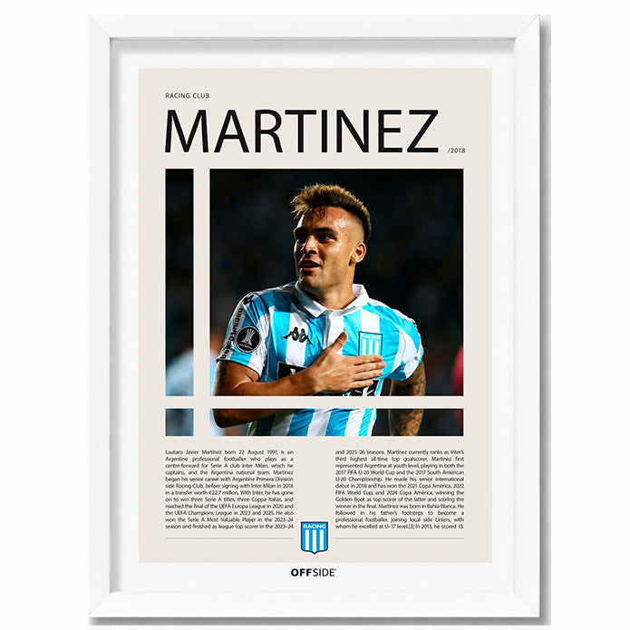 Lautaro Martinez "El Toro" en Racing Temporada 2018