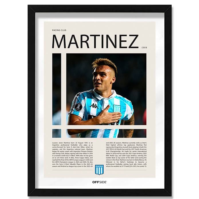 Lautaro Martinez "El Toro" en Racing Temporada 2018