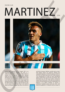 Lautaro Martinez "El Toro" en Racing Temporada 2018