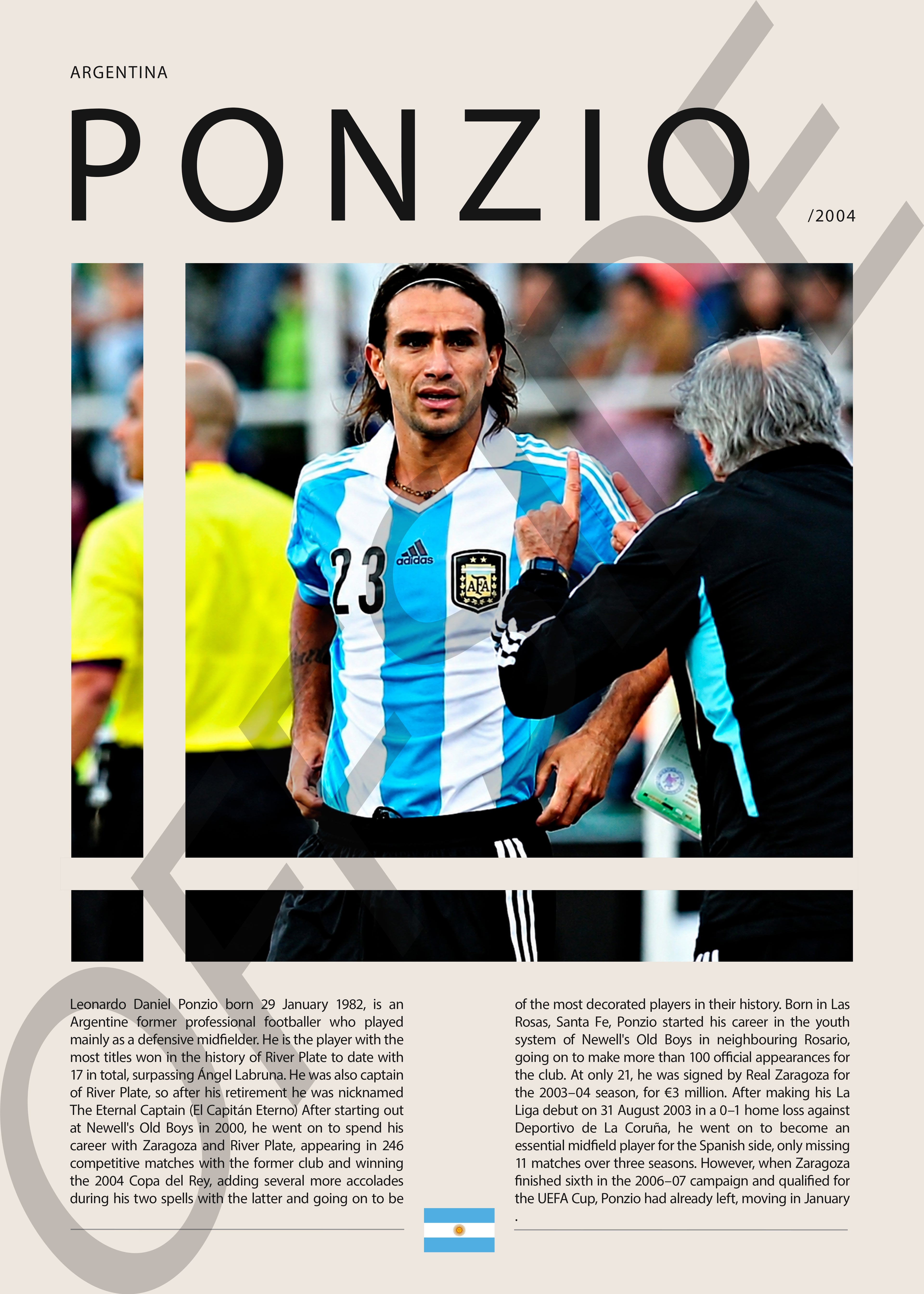 Leandro Ponzio "Ponzio" en Argentina Clasificatorias 2004