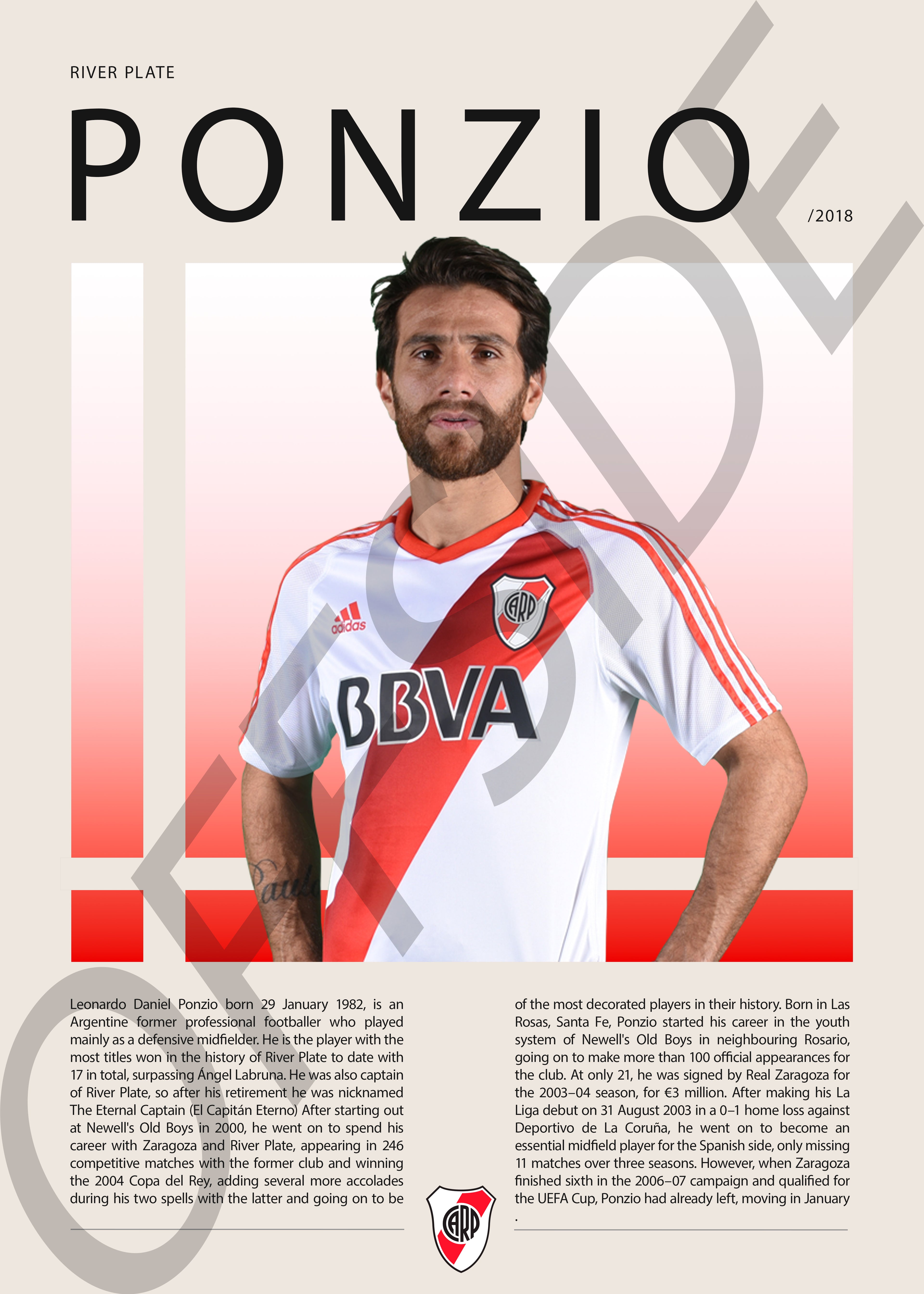Leandro Ponzio "Ponzio" en River Plate Temporada 2018