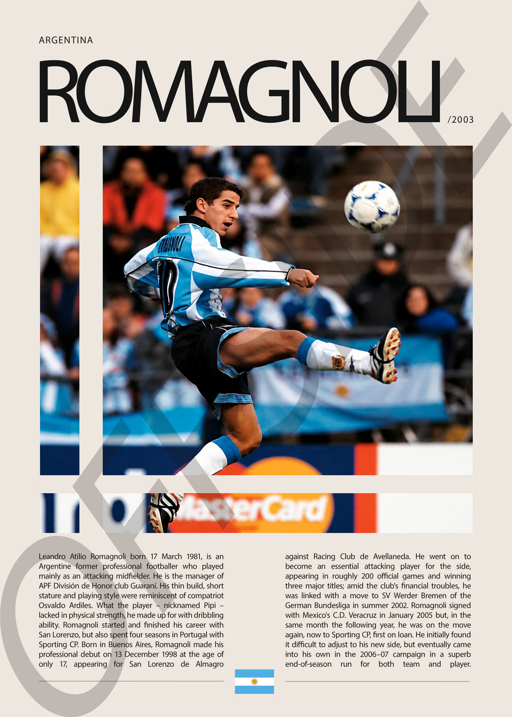 Leandro Romagnoli "Pipi" en Argentina Clasificatorias 2003