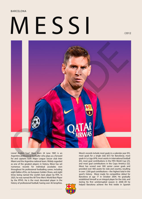 Lionel Messi "La Pulga" Barcelona Campeón Champions League 2011