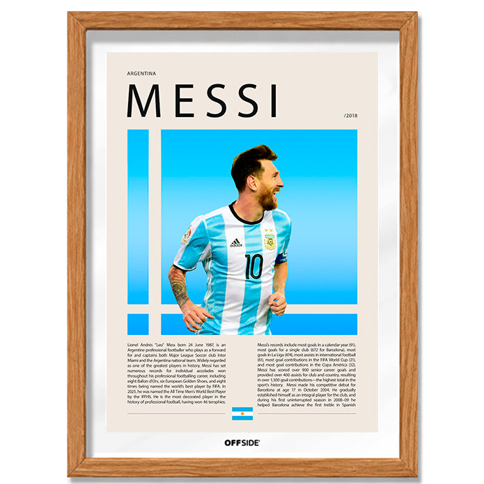 Lionel Messi "La Pulga" Seleccion Argentina en Mundial Rusia 2018