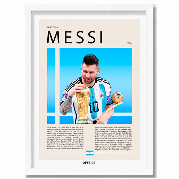 Lionel Messi "La Pulga" Seleccion Argentina Campeón del Mundo vs Francia Qatar 2022