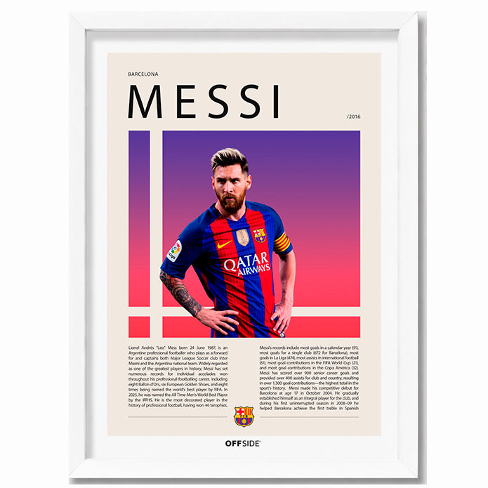 Lionel Messi "La Pulga" en Barcelona Temporada 2016