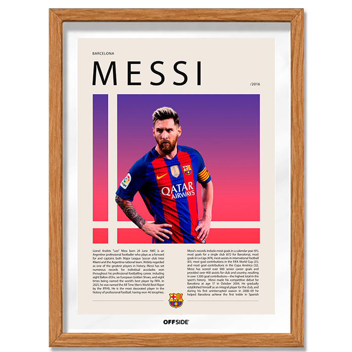 Lionel Messi "La Pulga" en Barcelona Temporada 2016