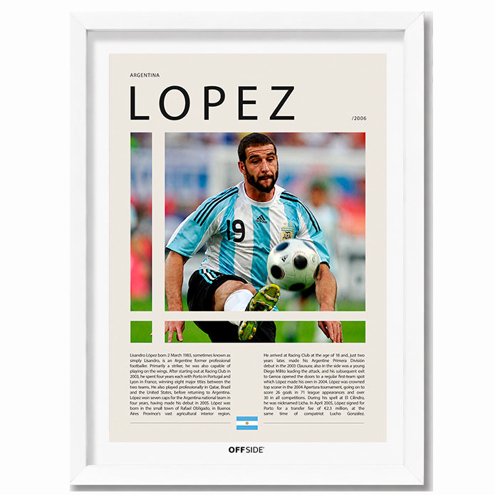 Lisandro Lopez "Licha" en Argentina Clasificatorias 2006