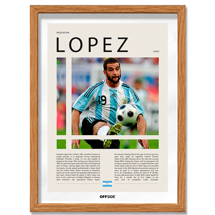 Lisandro Lopez "Licha" en Argentina Clasificatorias 2006