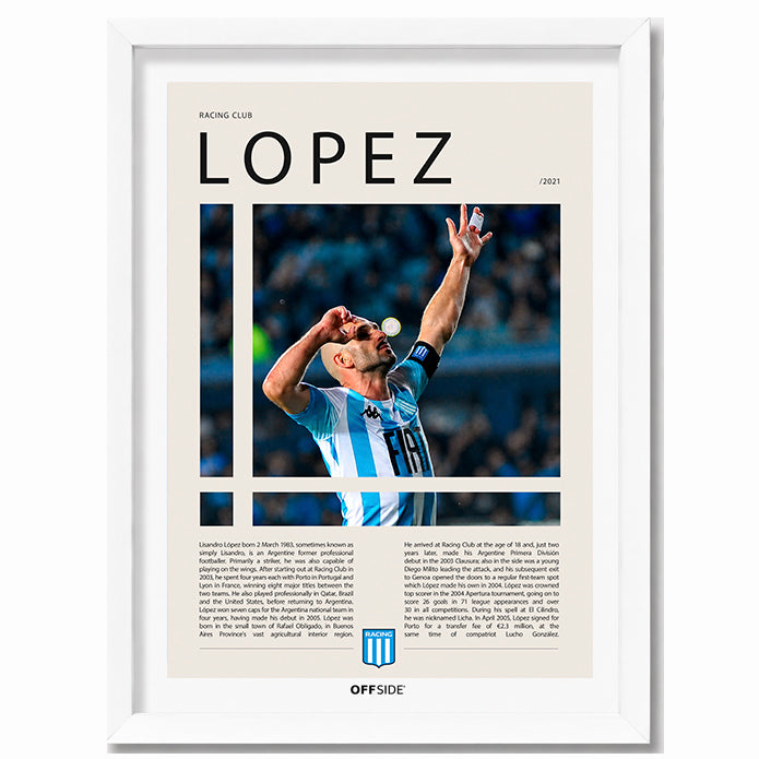 Lisandro Lopez "Licha" en Racing Temporada 2021