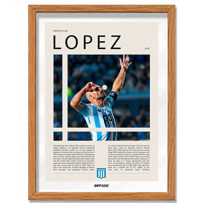 Lisandro Lopez "Licha" en Racing Temporada 2021
