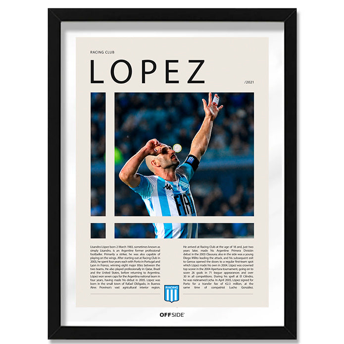 Lisandro Lopez "Licha" en Racing Temporada 2021