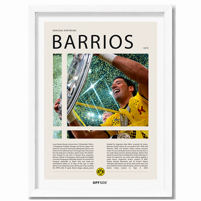 Lucas Barrios "La Pantera" en Borussia Dortmund Temporada 2010