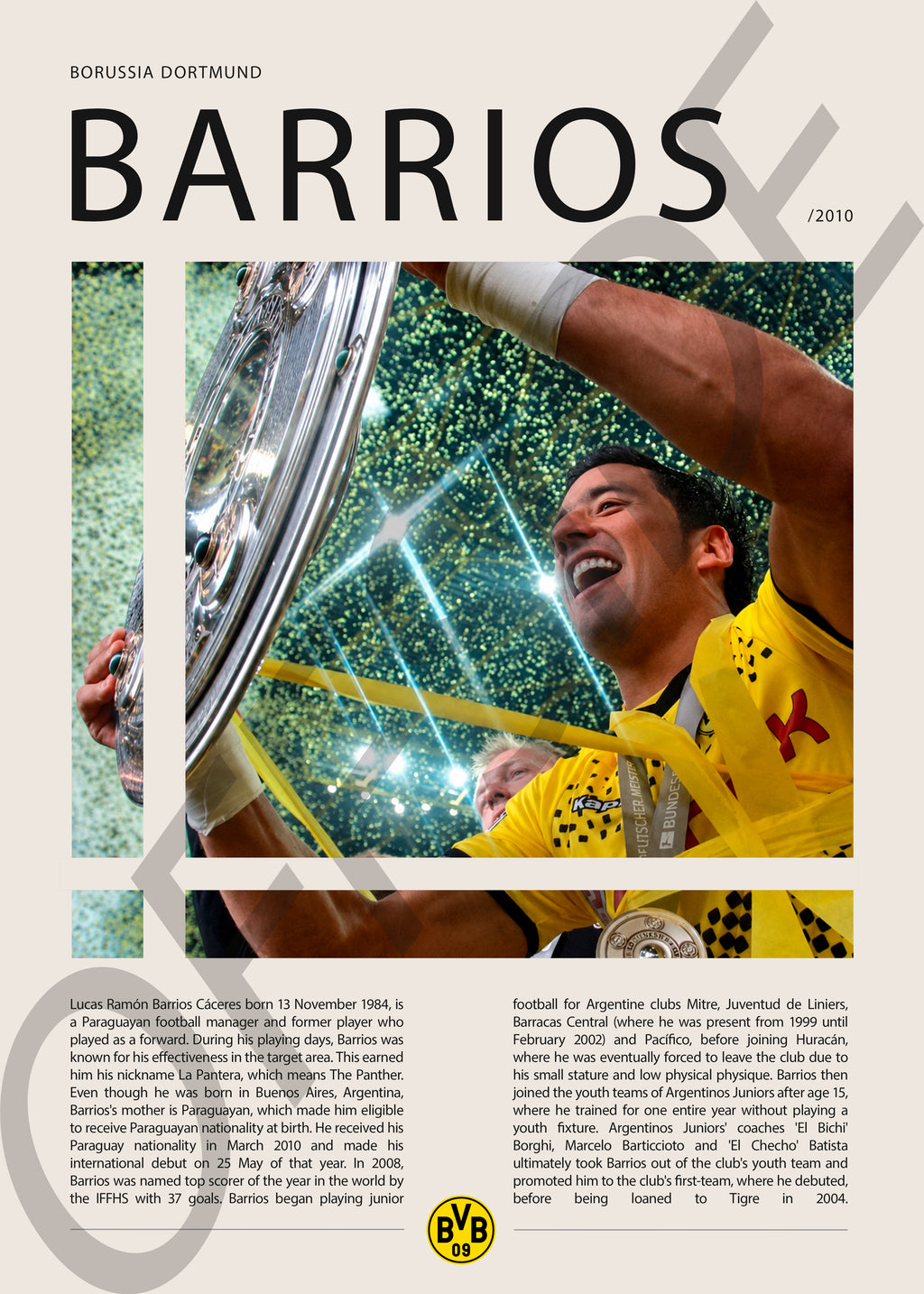 Lucas Barrios "La Pantera" en Borussia Dortmund Temporada 2010