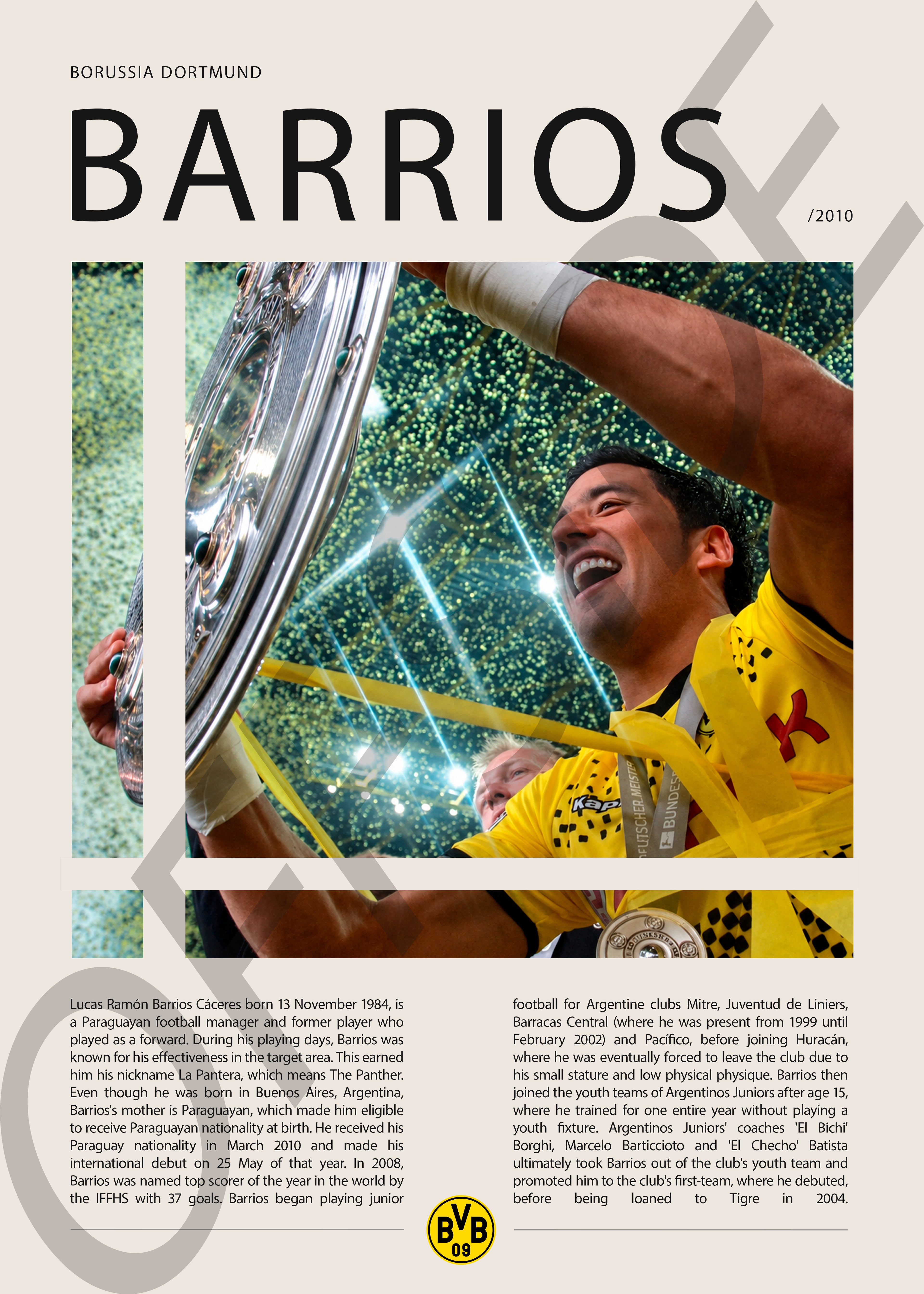 Lucas Barrios "La Pantera" en Borussia Dortmund Temporada 2010