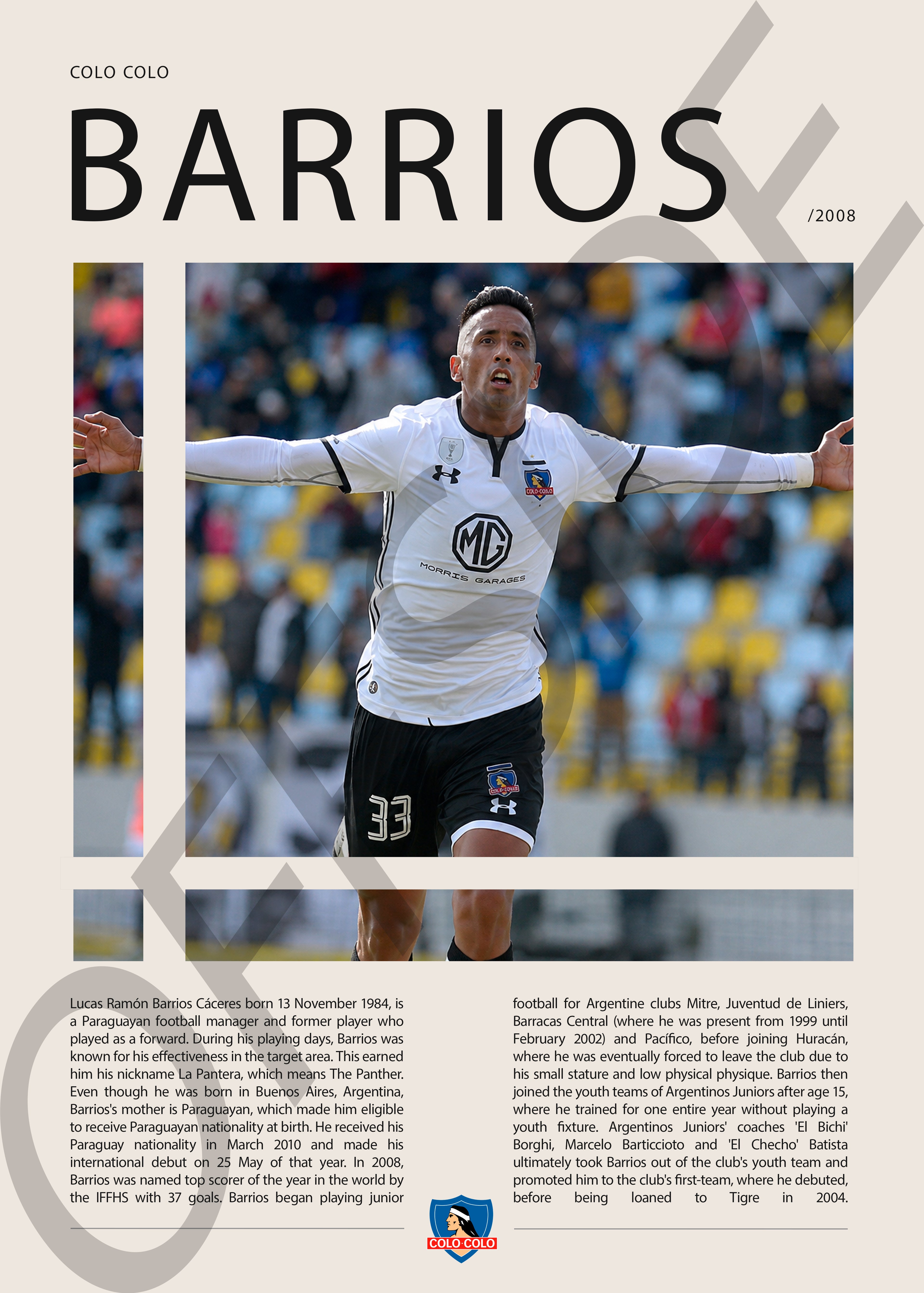 Lucas Barrios "La Pantera" en Colo Colo Temporada 2008