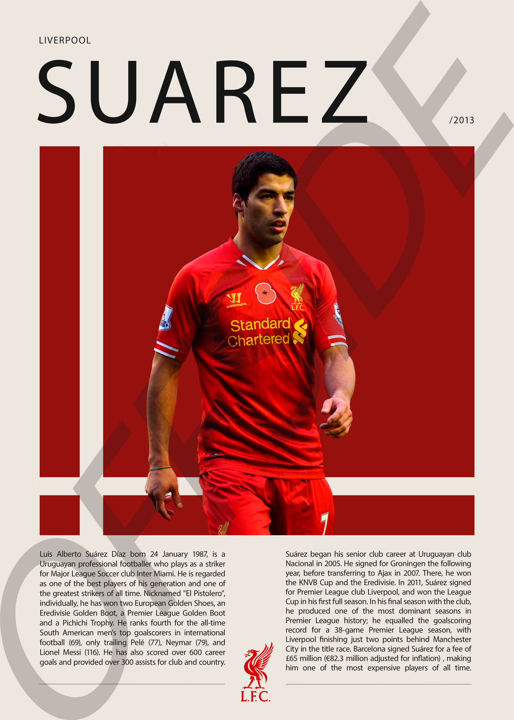 Luis Suarez "El Pistolero" en Liverpool Temporada 2013