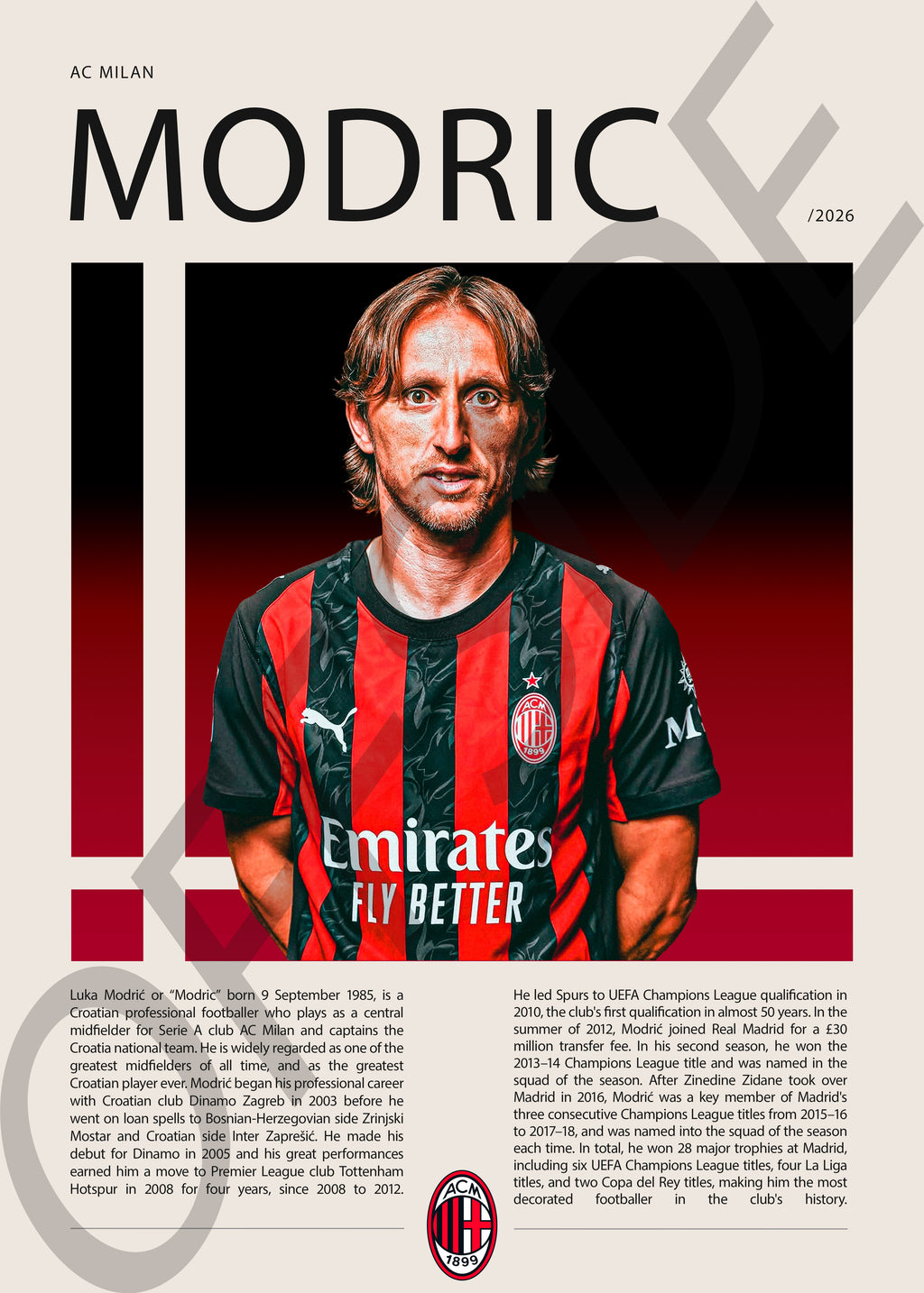 Luka Modric "Luka" en AC Milan Temporada 2026